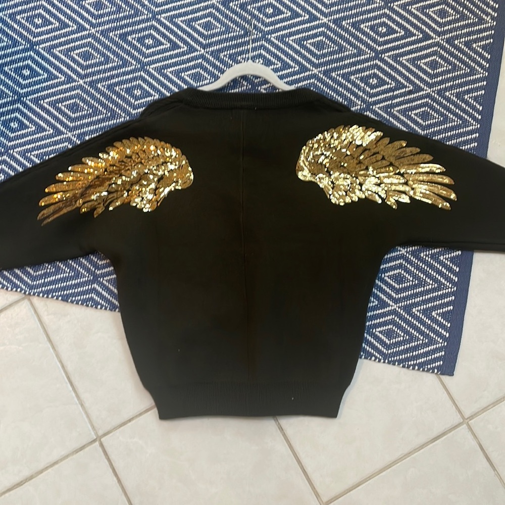 Lili Sidonio wings zip cardigan